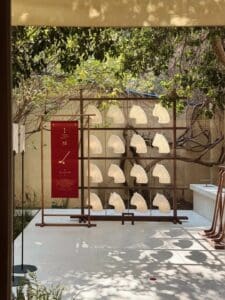 A courtyard in To Summer's Shanghai store