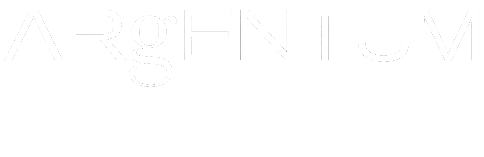 Argentum apothecary white transparent logo